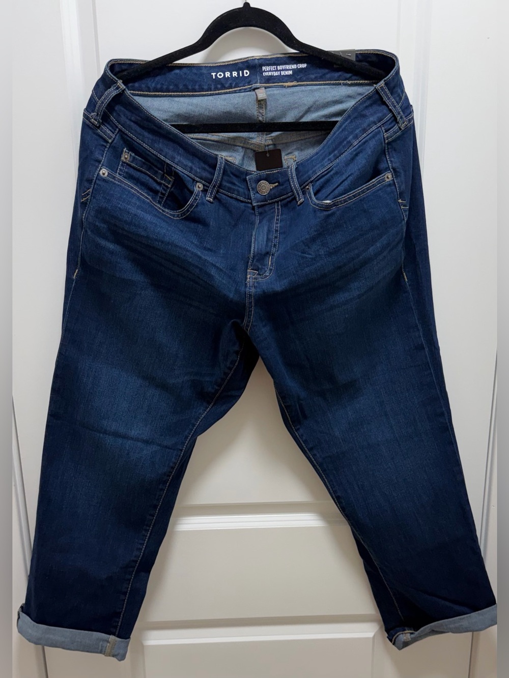 torrid Women’s Dark Indigo Relaxed Fit Jeans